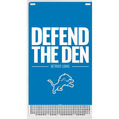 NFL Detroit Lions Team Motto Xbox Series S Console Skin